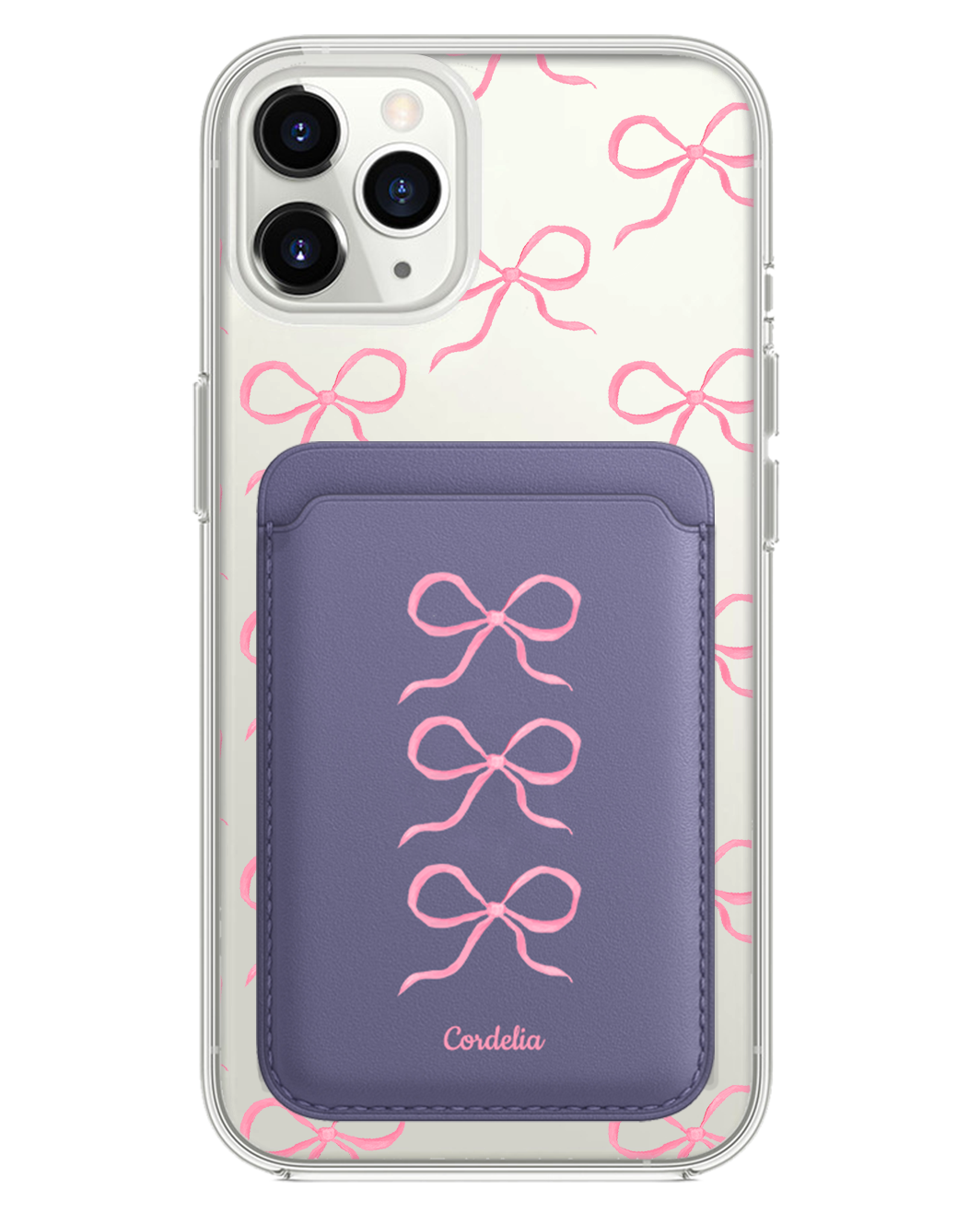 جراب محفظة مغناطيسي لهاتف iPhone - Coquette Pink Bow 2.0