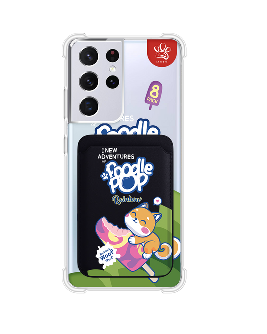 Android Magnetic Wallet Case - Poodle Pop