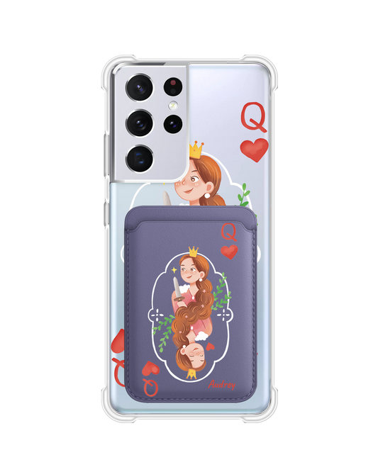 Android Magnetic Wallet Case - Queen (Couple Case)