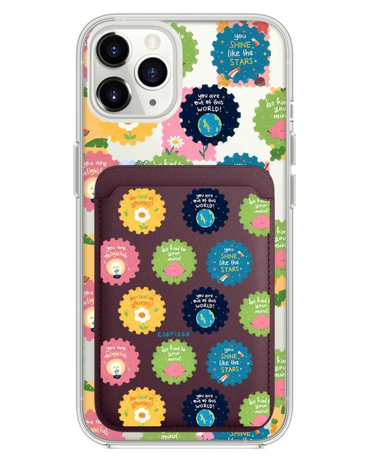 เคส iPhone แบบแม่เหล็ก - Quotes Stamps