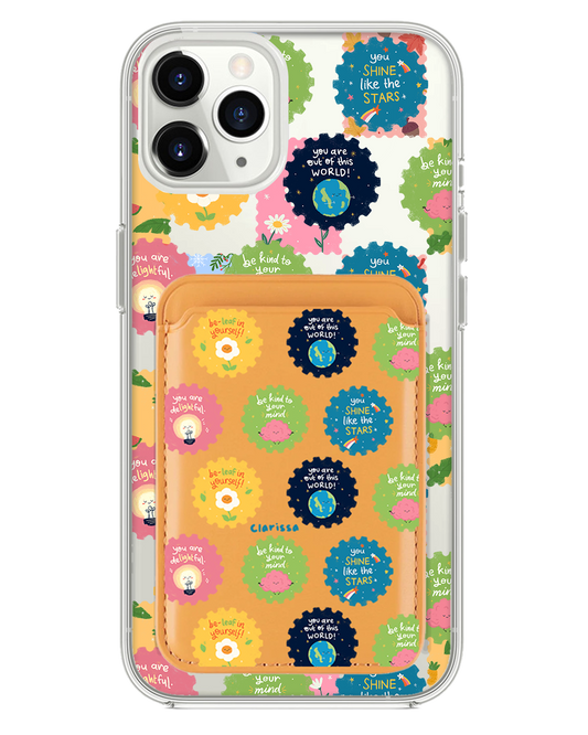 เคส iPhone แบบแม่เหล็ก - Quotes Stamps