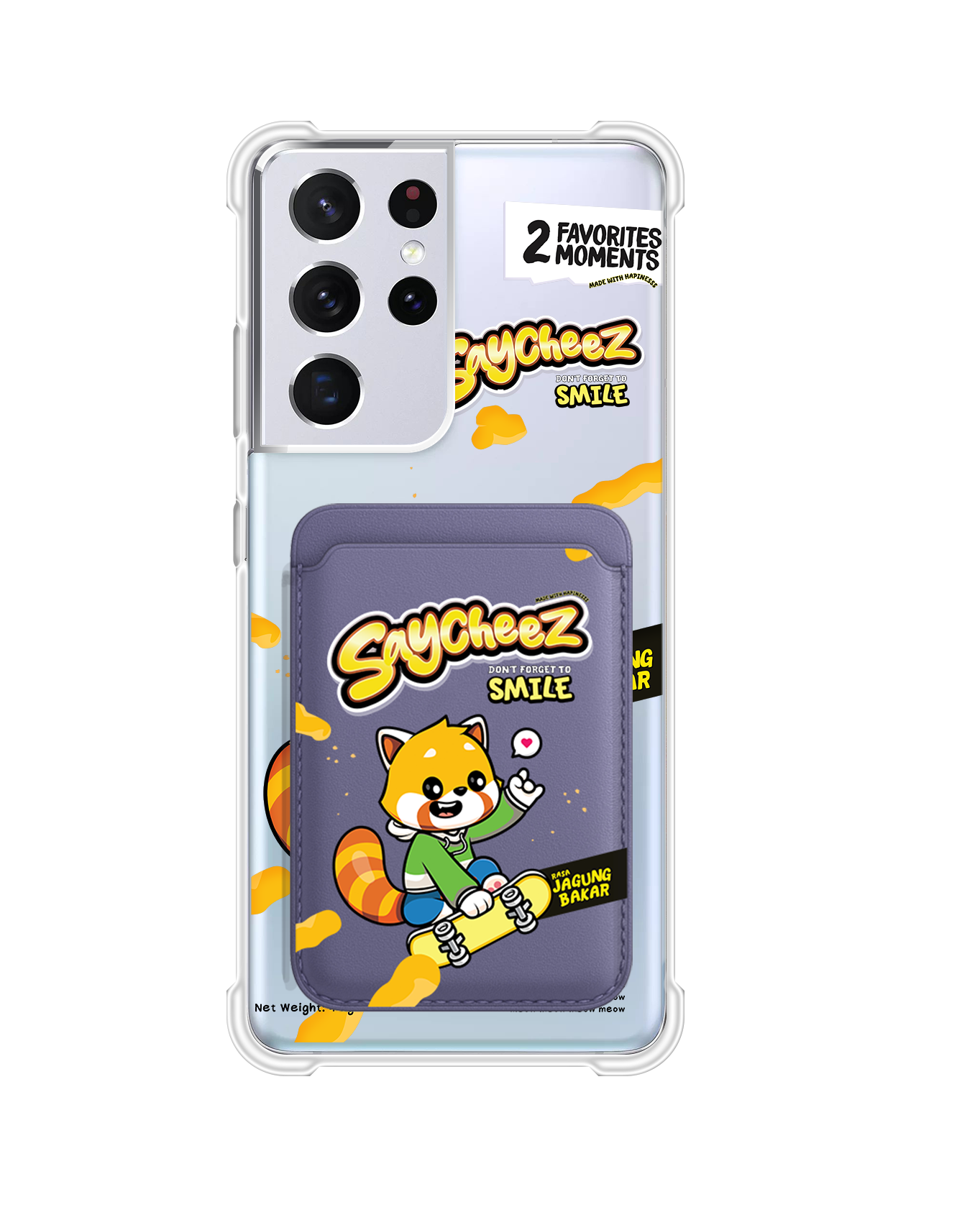 Android Magnetic Wallet Case - Saycheez