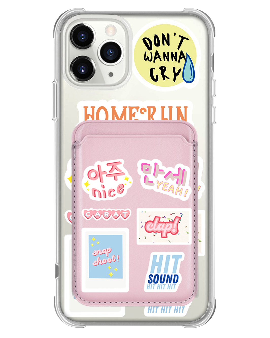 iPhone Magnetic Wallet Case - Seventeen Sticker Pack
