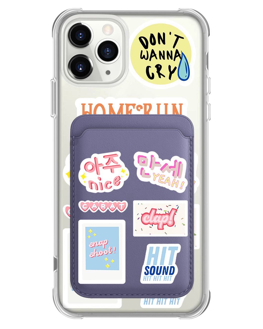 iPhone Magnetic Wallet Case - Seventeen Sticker Pack