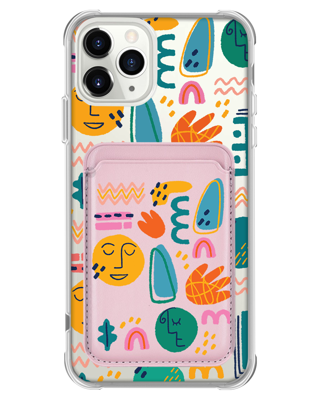 iPhone Magnetic Wallet Case - Silent Art