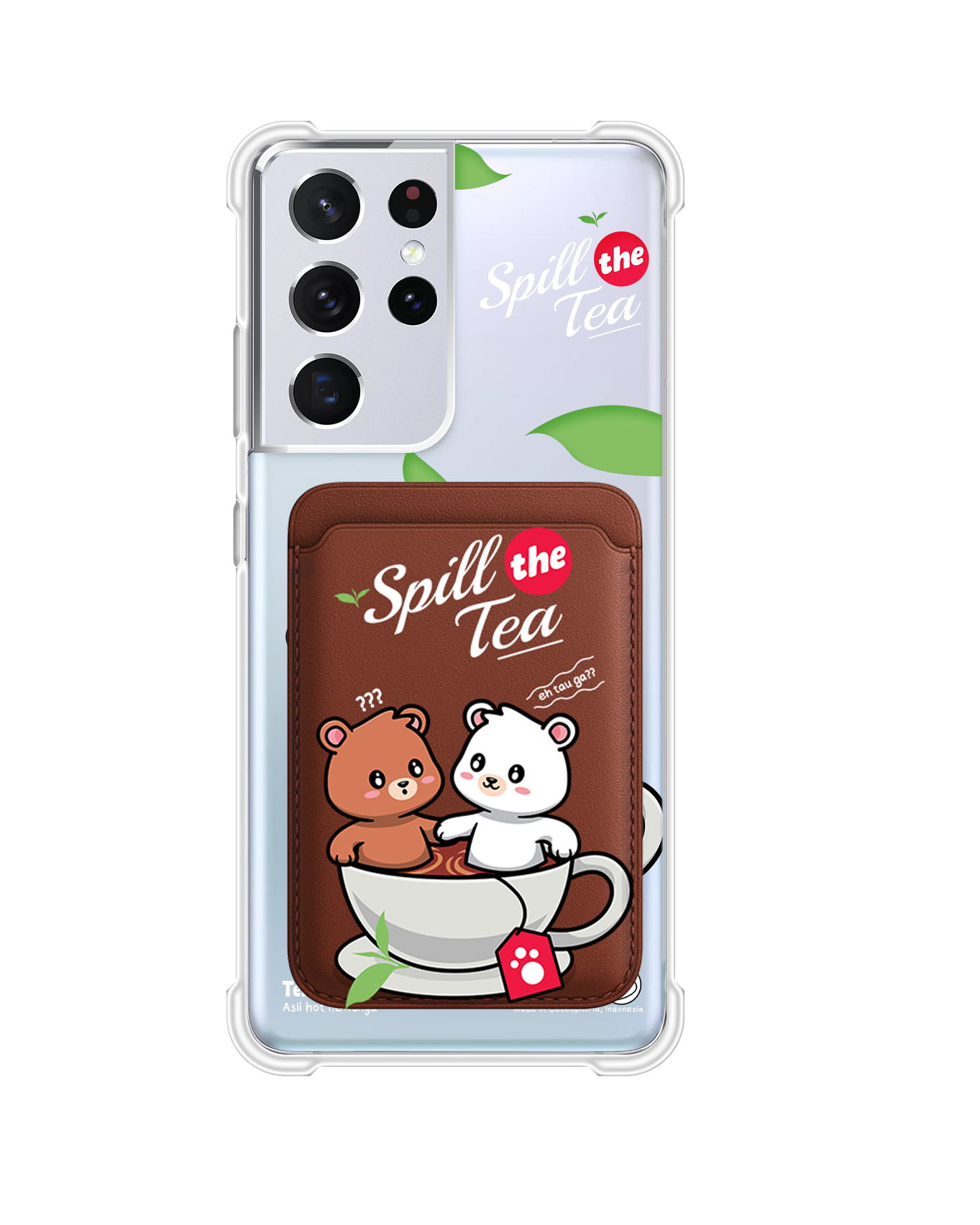 Android Magnetic Wallet Case - Spill the Tea
