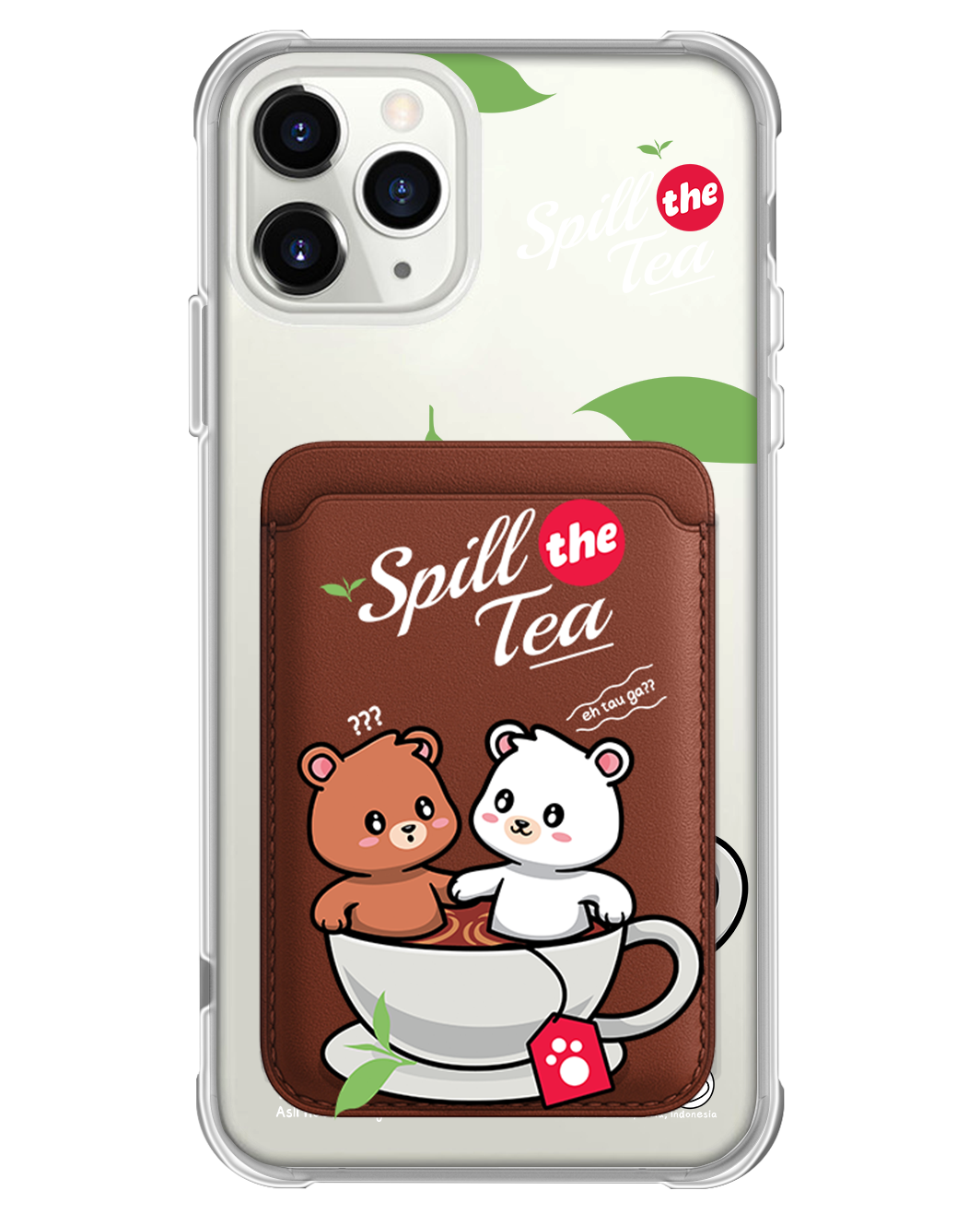 iPhone Magnetic Wallet Case - Spill The Tea