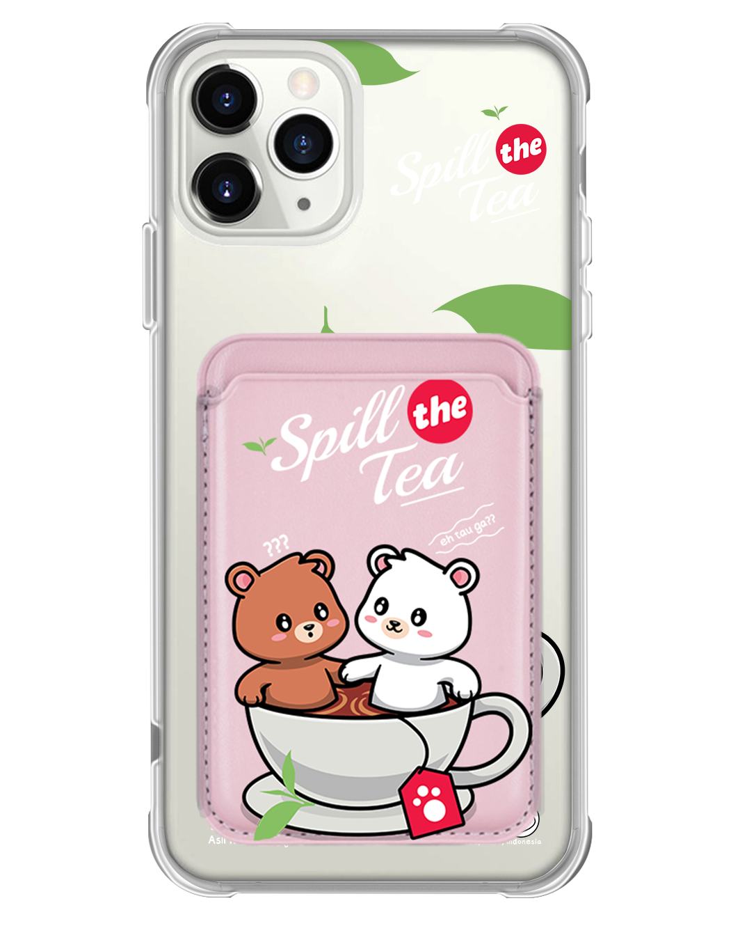 iPhone Magnetic Wallet Case - Spill The Tea