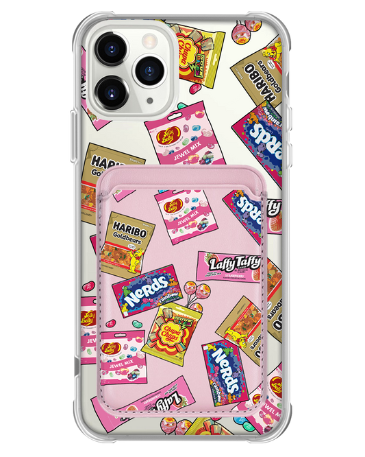 iPhone Magnetic Wallet Case - Sweet and Gummies