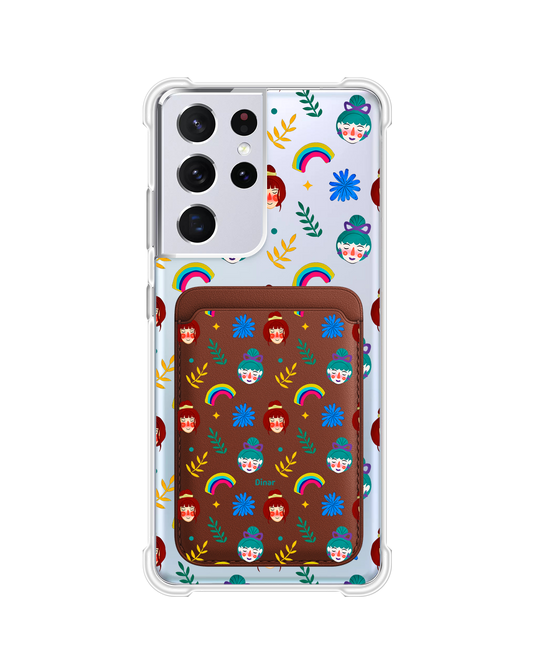 Android Magnetic Wallet Case - Unconditional Girl