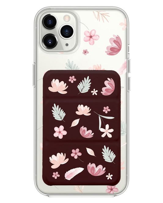 เคสพับสามทบแม่เหล็กสำหรับ iPhone - Wildflower