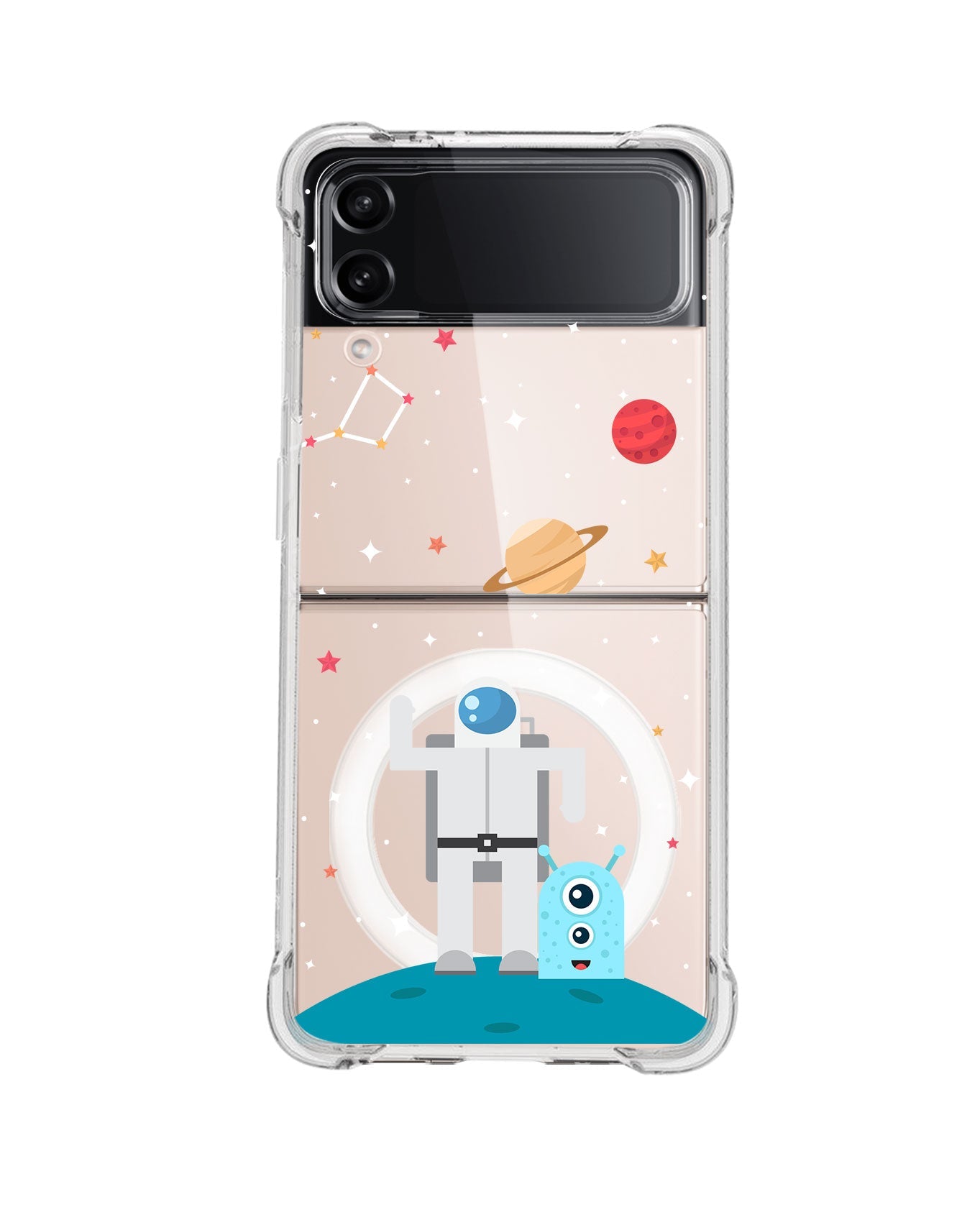 Android Flip / Fold Rearguard Hybrid - Blue Alien