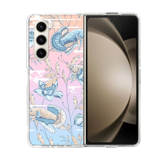 Android Flip / Fold Rearguard Holo - Fish & Floral 4.0