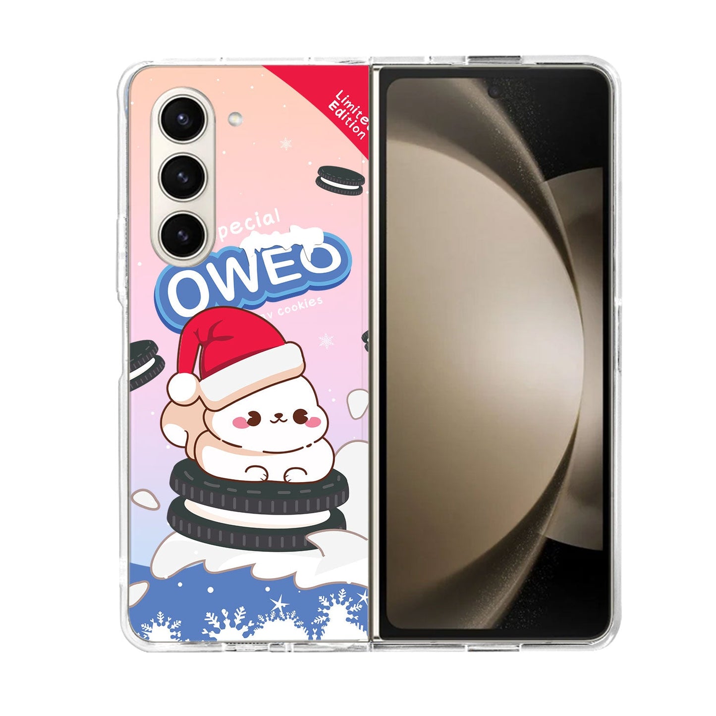 واقي خلفي قابل للطي/التقليب يعمل بنظام Android Holo - Oweo Christmas