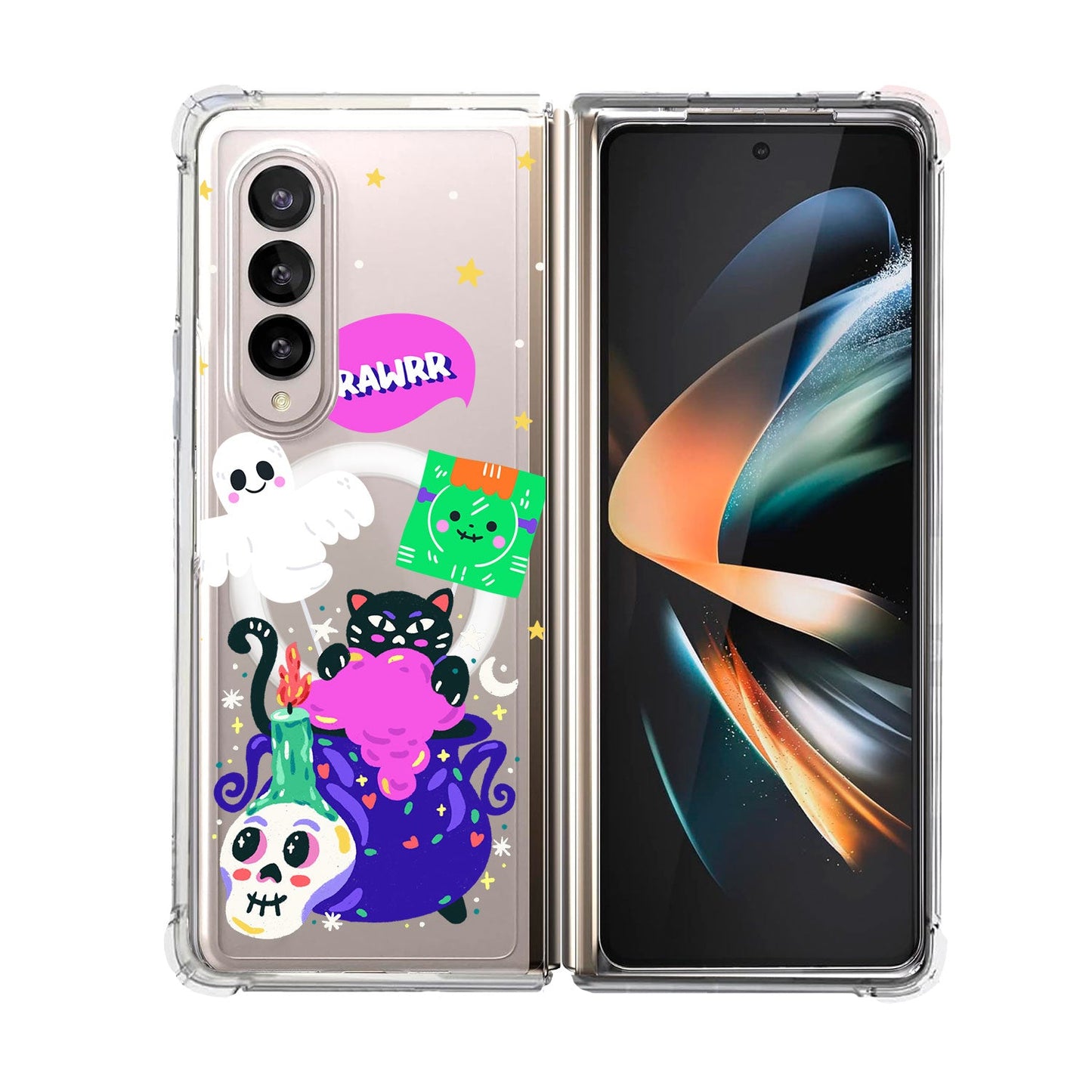 Android Flip / Fold Rearguard Hybrid - Cat Monster