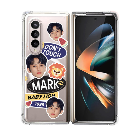 Android Flip / Fold Rearguard Hybrid - Face Grid Baby Lion