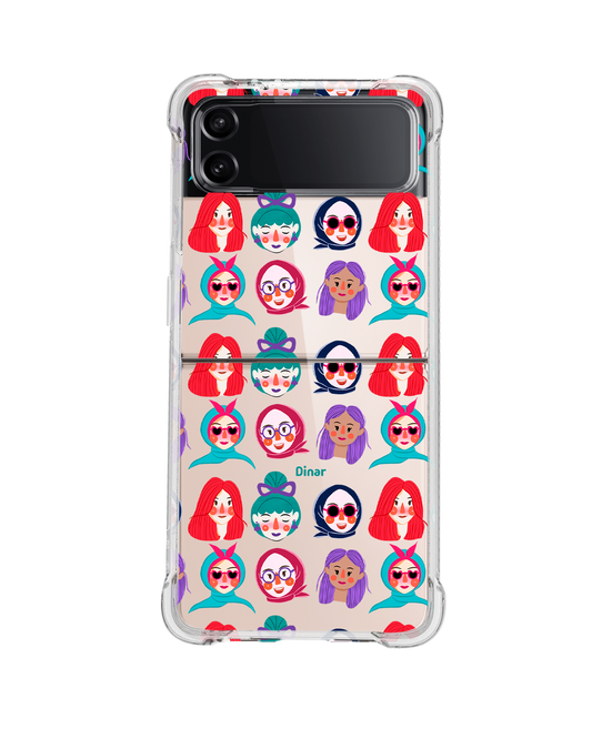 Android Flip / Fold Rearguard Hybrid - Cute Sweety Faces