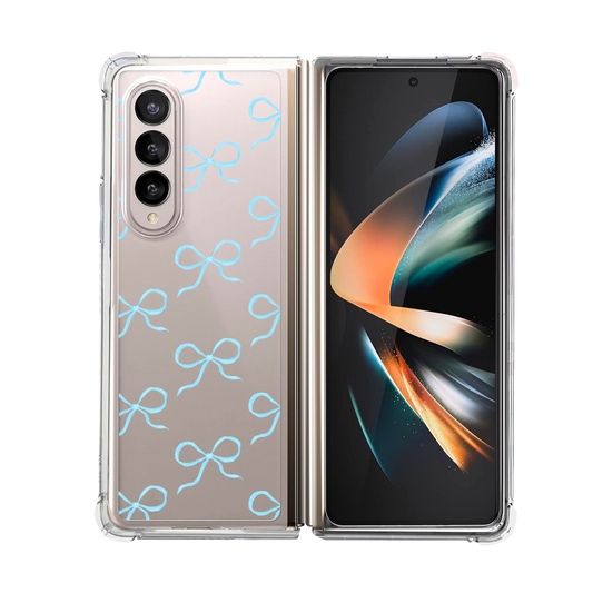 Android Flip / Fold Rearguard Hybrid - Coquette Blue Bow