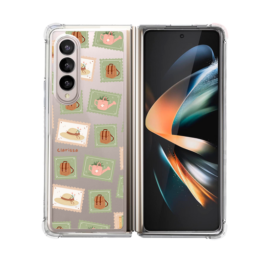 Android Flip / Fold Rearguard Hybrid - Cottagecore Stamps