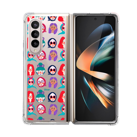 Android Flip / Fold Rearguard Hybrid - Cute Sweety Faces