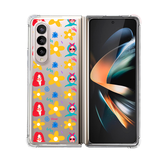 Android Flip / Fold Rearguard Hybrid - Daisy Faces