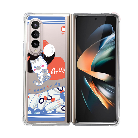 Android Flip / Fold Rearguard Hybrid - White Kitty