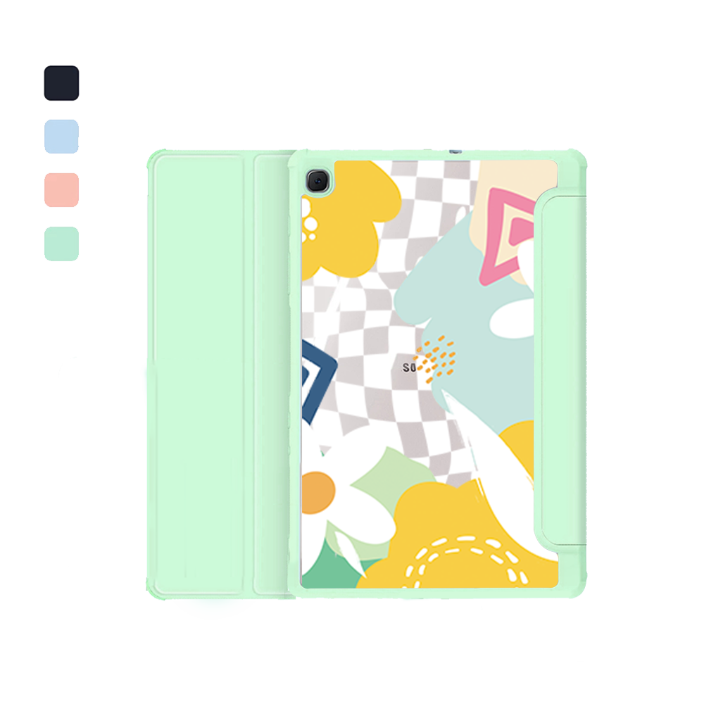 Android Tab Acrylic Flipcover - Abstract Flower 2.0