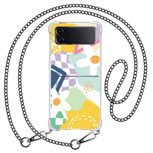 Android Flip / Fold Case - Abstract Flower 2.0
