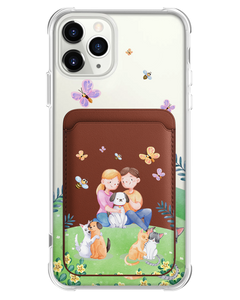 iPhone Magnetic Wallet Case - Adorable Animals
