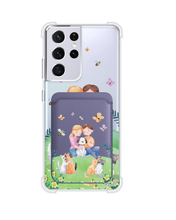 Load image into Gallery viewer, Android Magnetic Wallet Case - Adorable Animals
