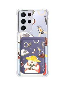 Android Magnetic Wallet Case - Adventure of Bear