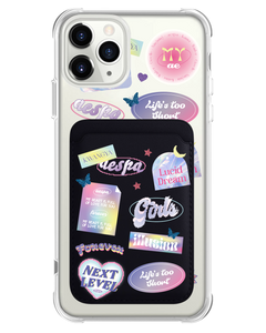 iPhone Magnetic Wallet Case - Aespa Girls Pack