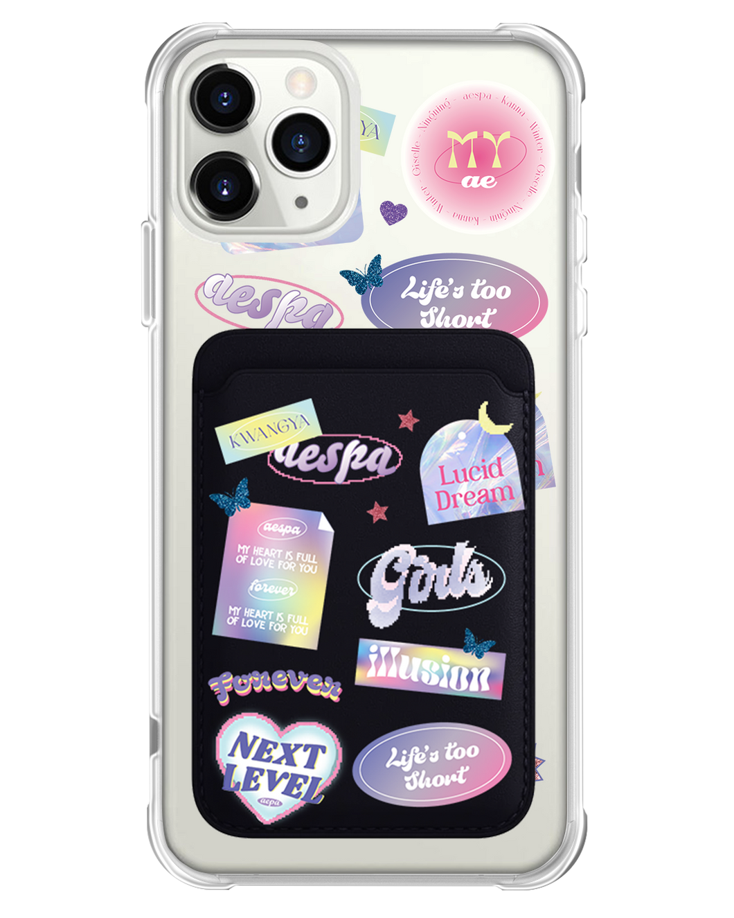 iPhone Magnetic Wallet Case - Aespa Girls Pack