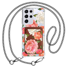 Load image into Gallery viewer, Android Magnetic Wallet Case - August Peony
