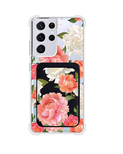 Android Magnetic Wallet Case - August Peony