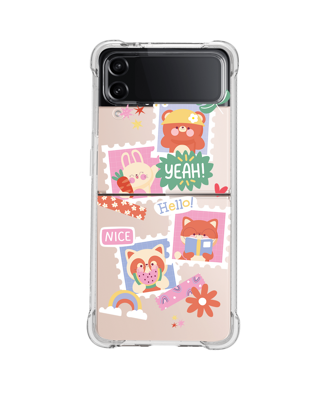 Android Flip / Fold Case - Animal Squad