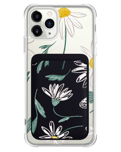 iPhone Magnetic Wallet Case - April Daisy