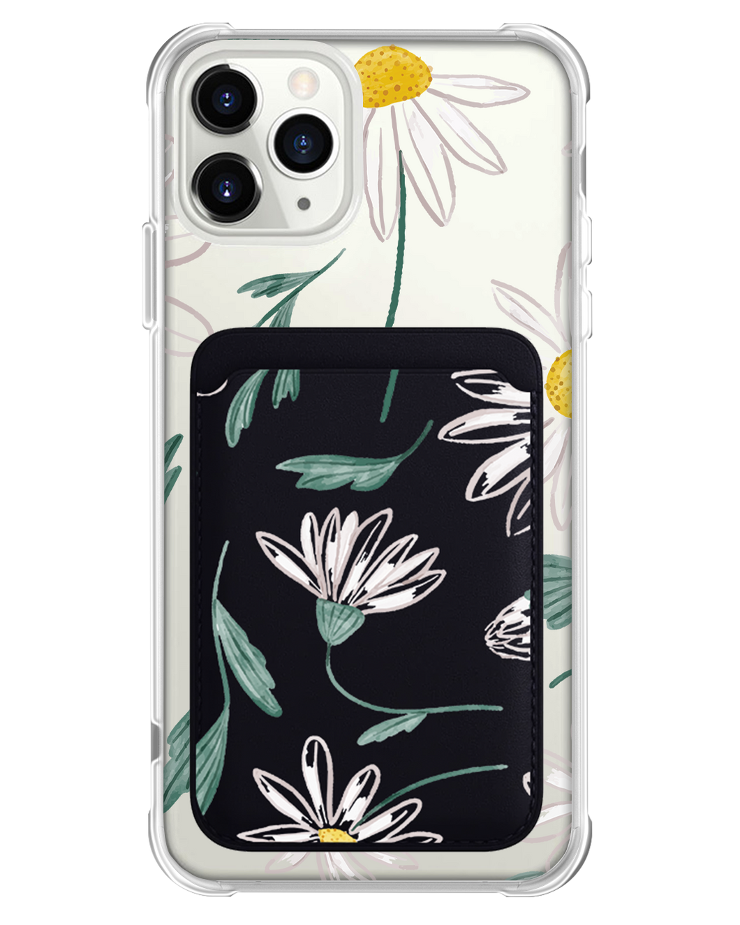 iPhone Magnetic Wallet Case - April Daisy