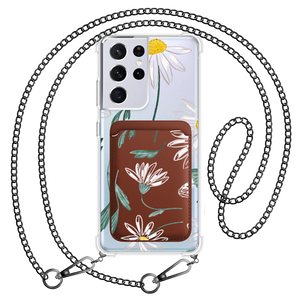 Android Magnetic Wallet Case - April Daisy