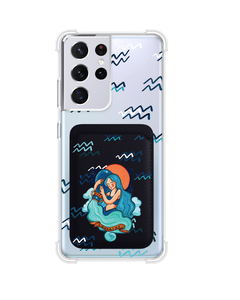 Android Magnetic Wallet Case - Aquarius