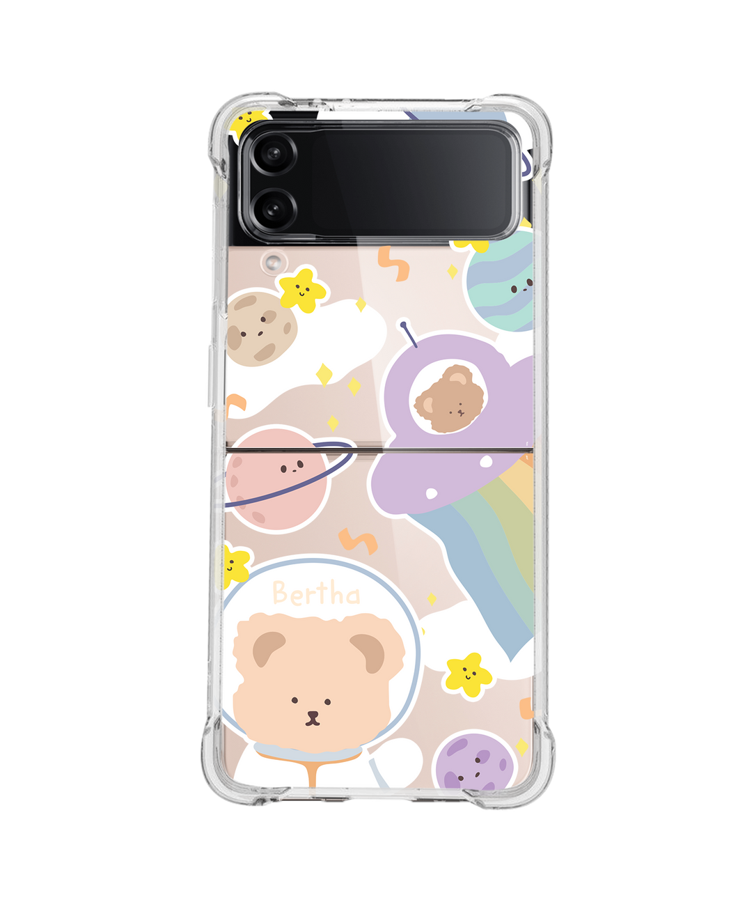 Android Flip / Fold Case - Astro Bear