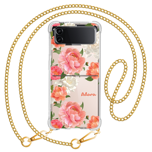 Android Flip / Fold Case - August Peony