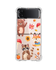 Android Flip / Fold Case - Autumn Animals