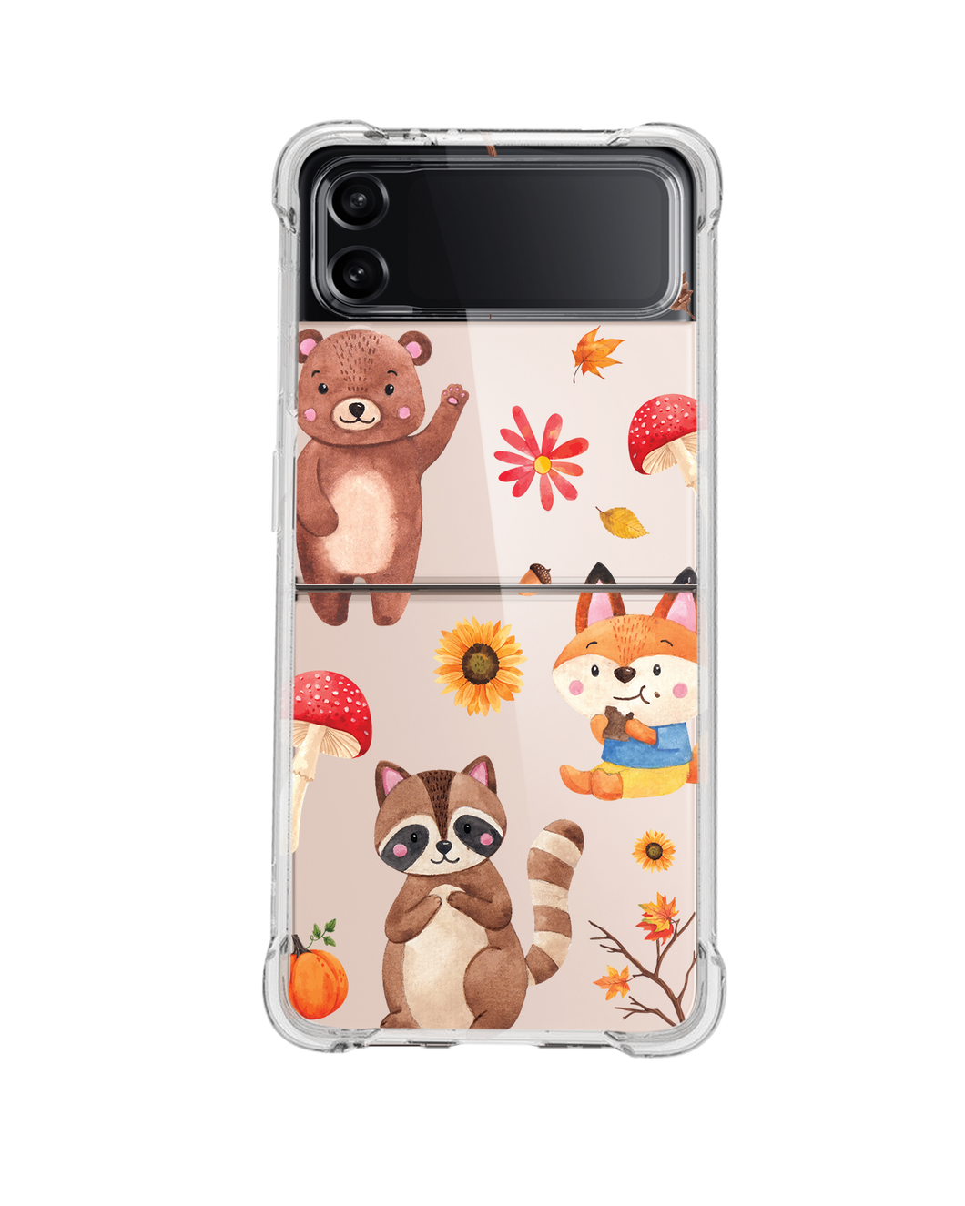 Android Flip / Fold Case - Autumn Animals