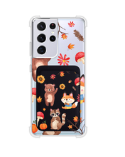 Load image into Gallery viewer, Android Magnetic Wallet Case - Autumn Animals
