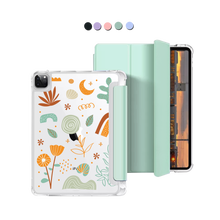 Load image into Gallery viewer, iPad Macaron Flip Cover - Autumn Botanical
