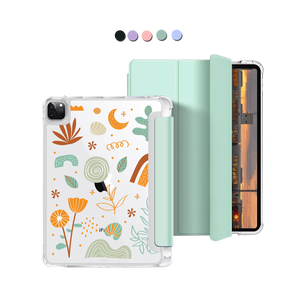 iPad Macaron Flip Cover - Autumn Botanical