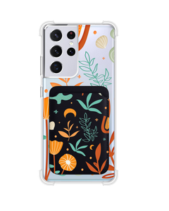 Android Magnetic Wallet Case - Autumn Botanical