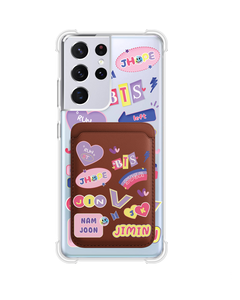 Android Magnetic Wallet Case - BTS Members