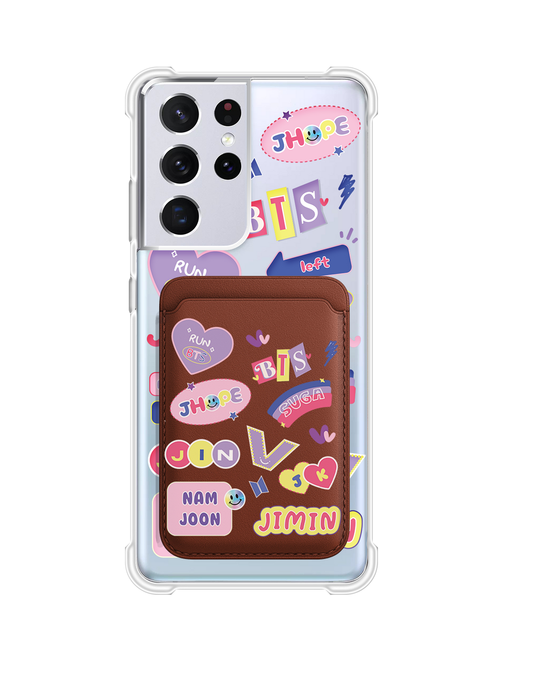 Android Magnetic Wallet Case - BTS Members